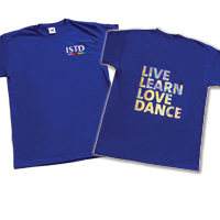 ISTD Childrens T-Shirt, Girls size 7-8