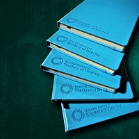 Sky Blue Debossed Casebound Notebook